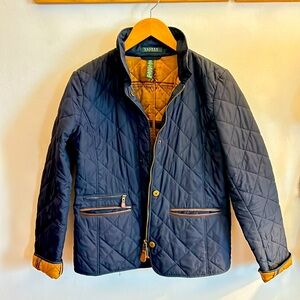 Ralph Lauren Small Navy Blue Quilted Jacket Small